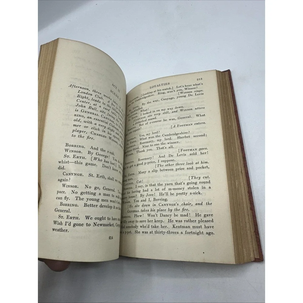 Contemporary Drama English and Irish Plays II Book by Watson & Pressey 1931 HC